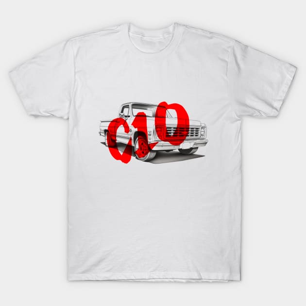 Chevy C-10 Pickup T-Shirt by difrats